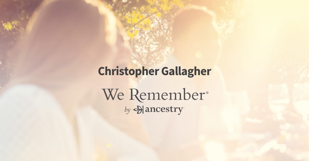 Christopher Gallagher (19721992) Obituary